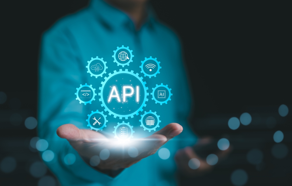 Symbolbild: "API" Schriftzug in Graphik