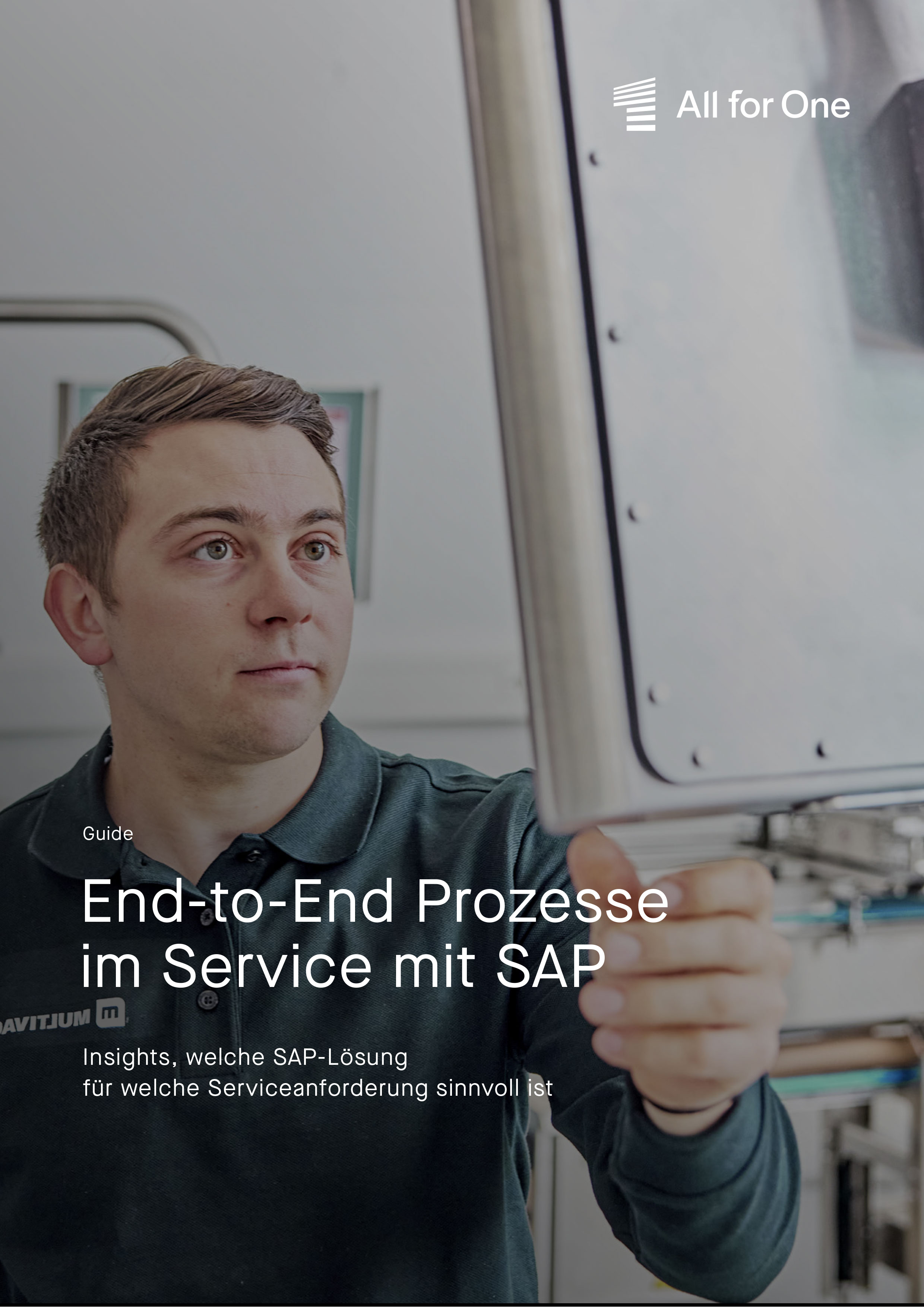 E2E Prozesse im Service mit SAP Lösungen cover